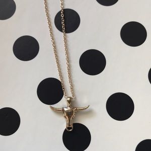 3 for 17 deal! Gold skull necklace